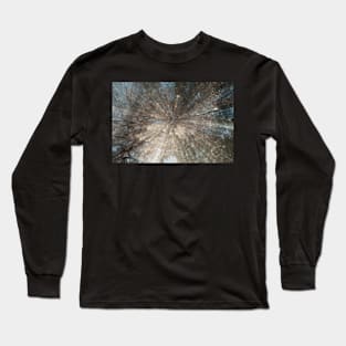 Muted autumn tones abstract Long Sleeve T-Shirt